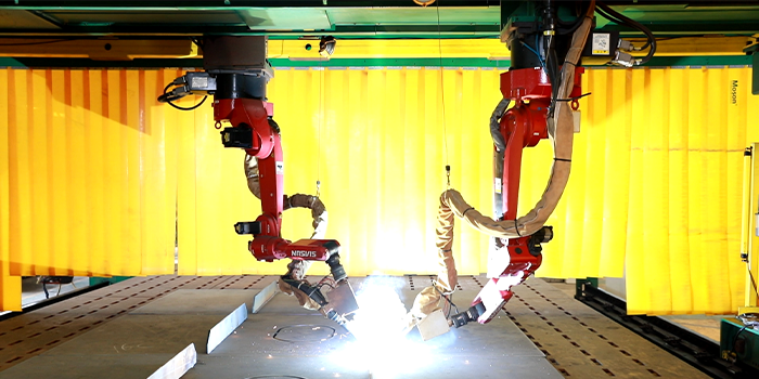 工業機器人船舶智能(néng)焊接解決方案